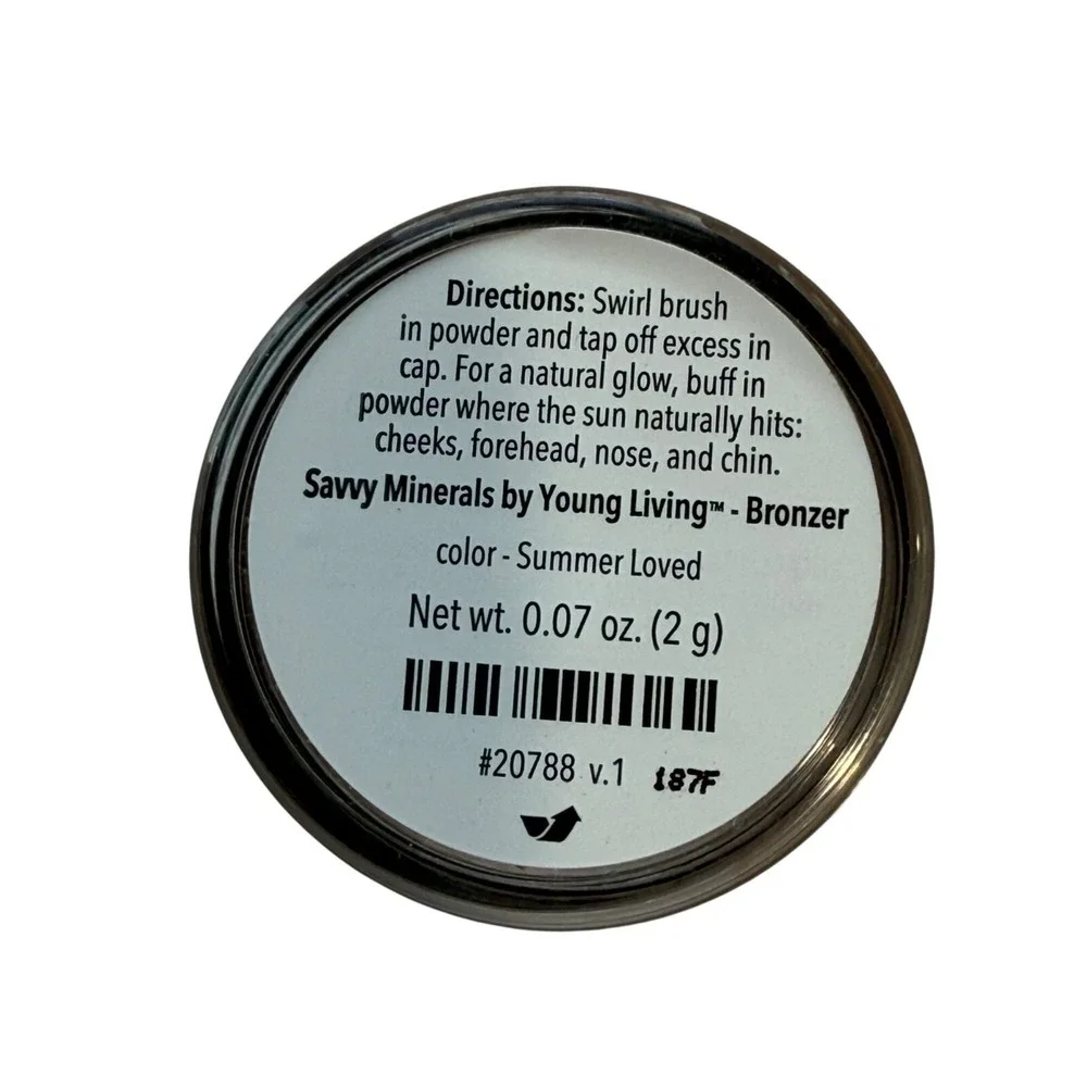 Savvy Mineral Makeup Bundle Veil Bronzer Lipgloss Shadows Brushes Young Living